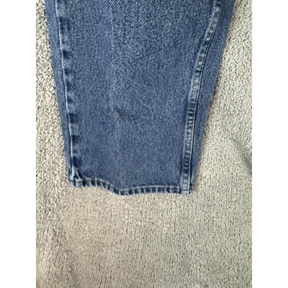 Wrangler Jeans Mens 34x29 Blue Relaxed Fit Denim Five Pocket Zip Fly 975-60WDR - Picture 4 of 15